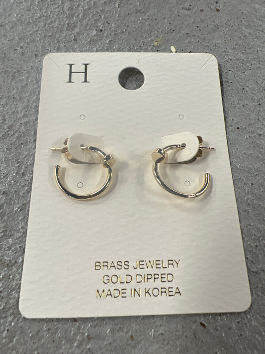 Nail Hoop Earring