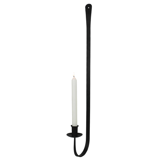 Keen Taper Wall Sconce, Metal, Black