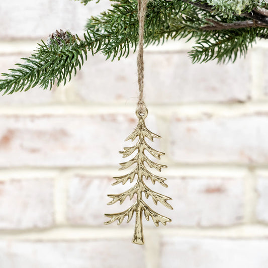 3.9 Gold Tree Ornament