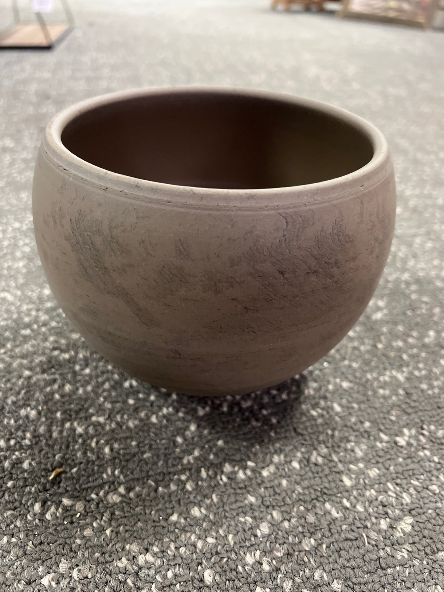 6.5 Basalt Sphere Planter