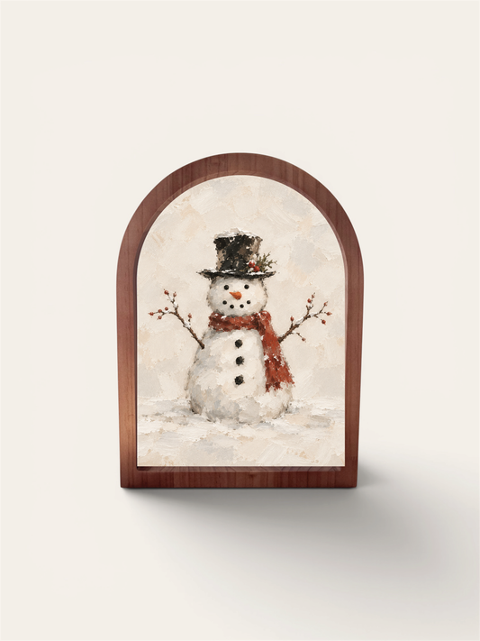 Rustic Snowman, Arch