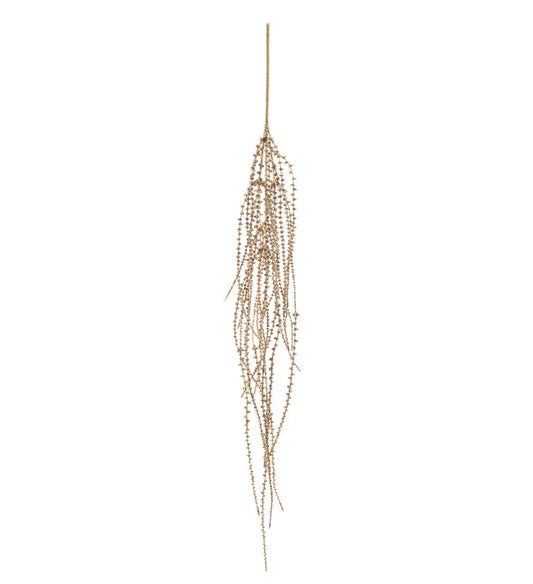 Gold Glitter Hanging Berry Vine