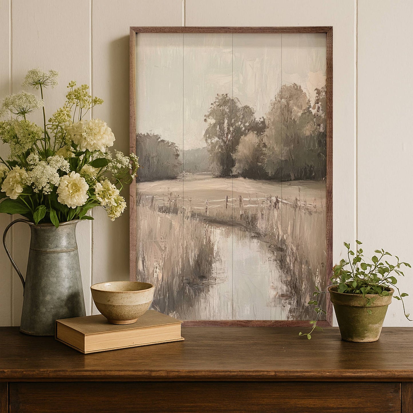 Aged Fence By Petals Prints Design