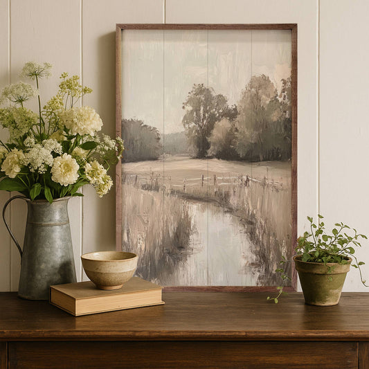 Aged Fence By Petals Prints Design