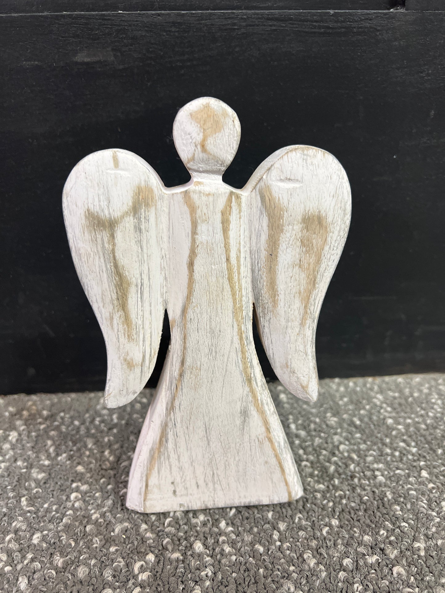 8x8.5 Wooden Enamel Angel