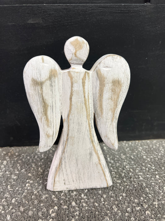 8x8.5 Wooden Enamel Angel