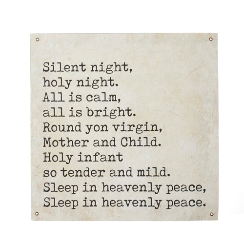 Silent night paper tapestry