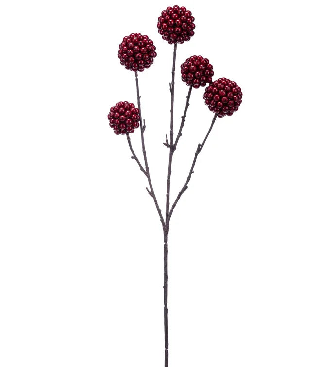 Burgundy Ball Spray