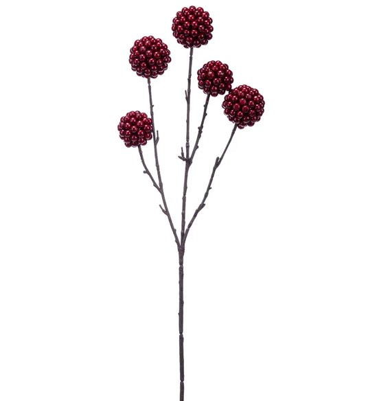 Burgundy Ball Spray