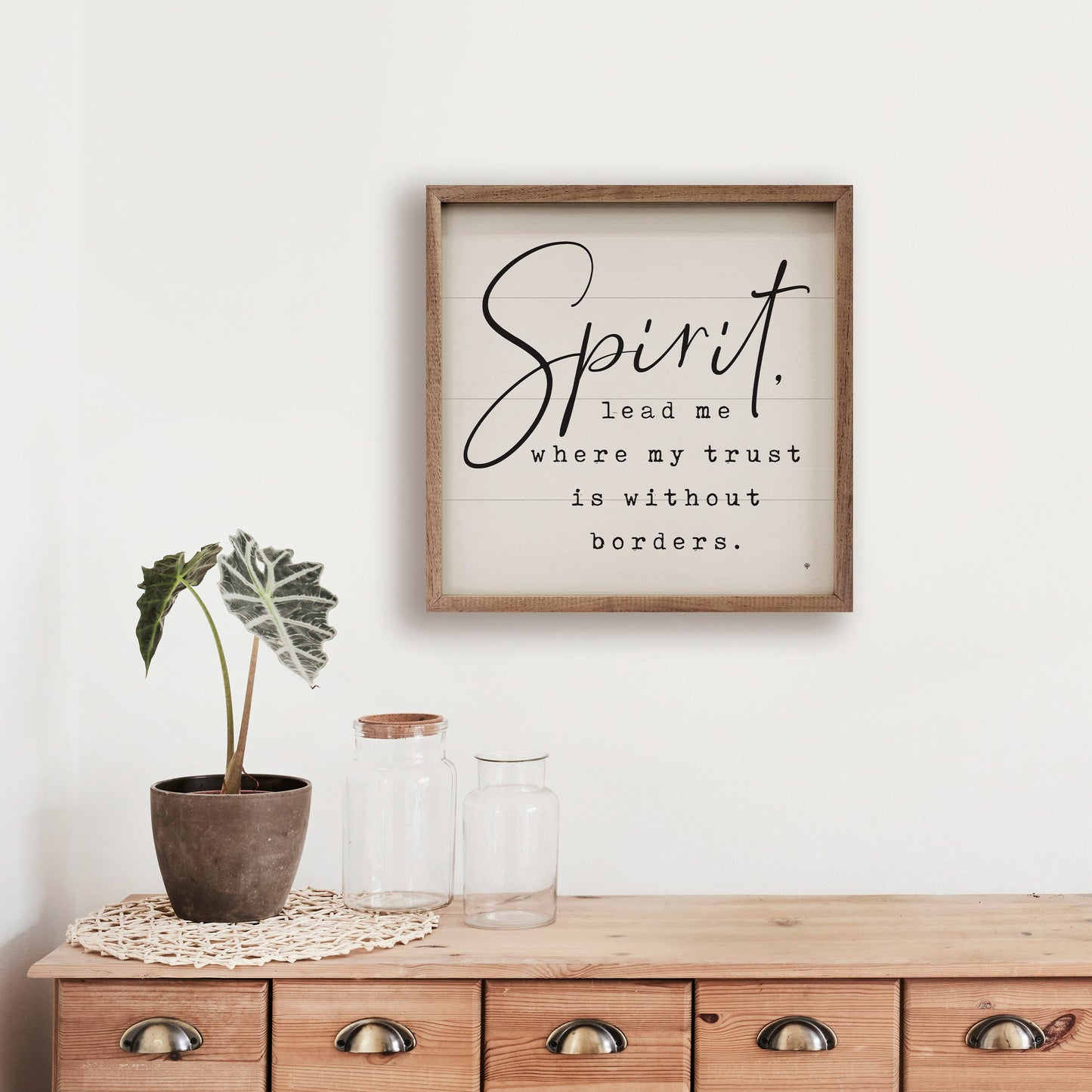 Spirit Lead Me Without Borders White