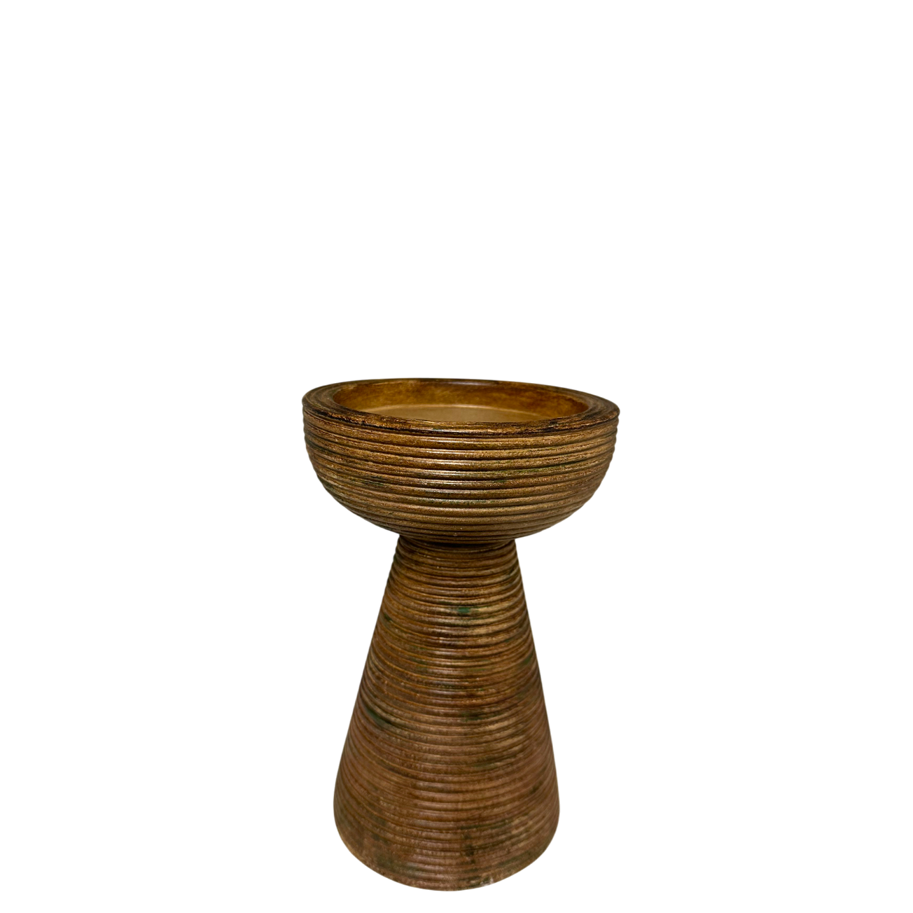CH104 Polyresin Candleholder 5" x 5" x 7.5"