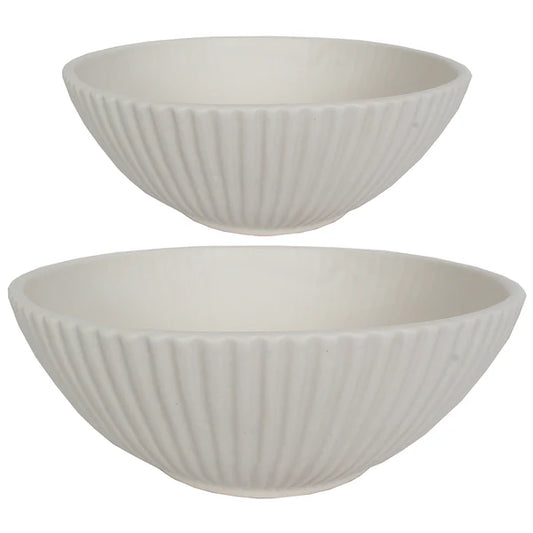 Ivory Matte Ceramic Bowl