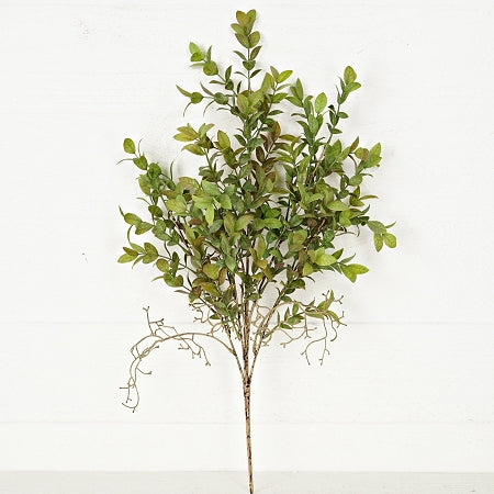 25" English Rose Leaves- Burgundy/Gree