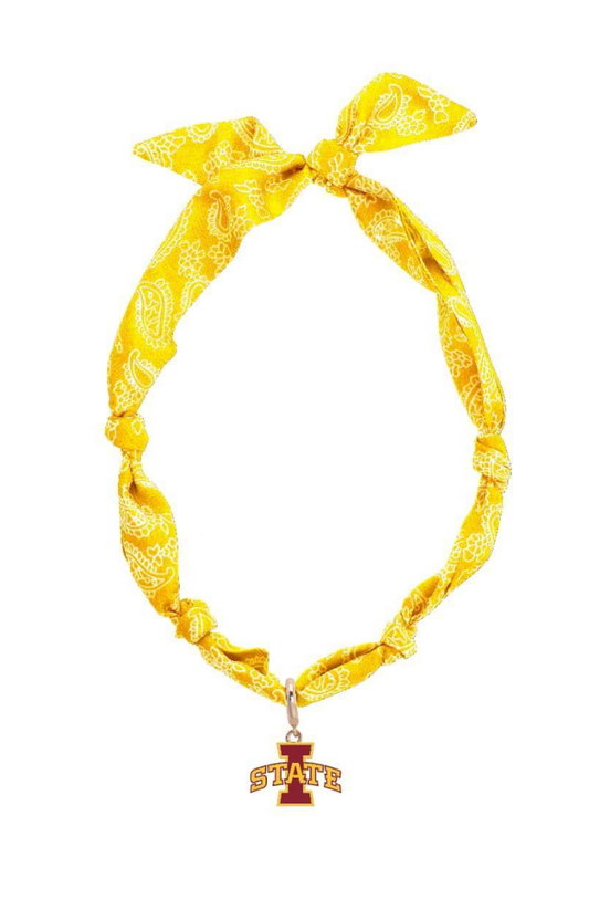 Iowa State Cyclones Logo Bandana Scarf Necklace