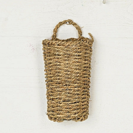 18x5x3 Seagrass Long John Wall Basket