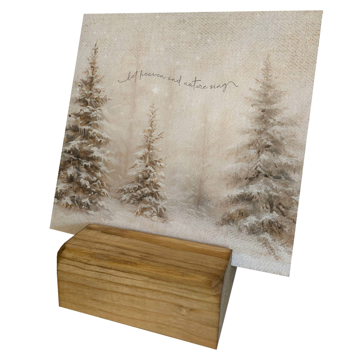 Let heaven and nature sing, Holiday, Christmas, Shelf decor