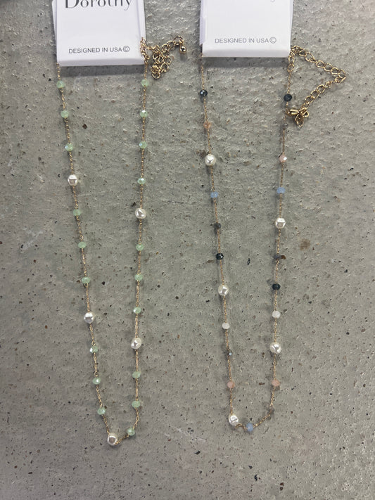Pastel Beaded Necklace
