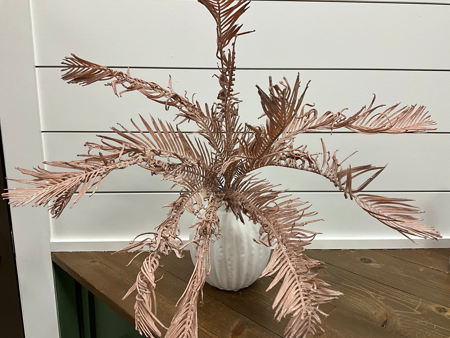 21" Dried Looking Palm Bush