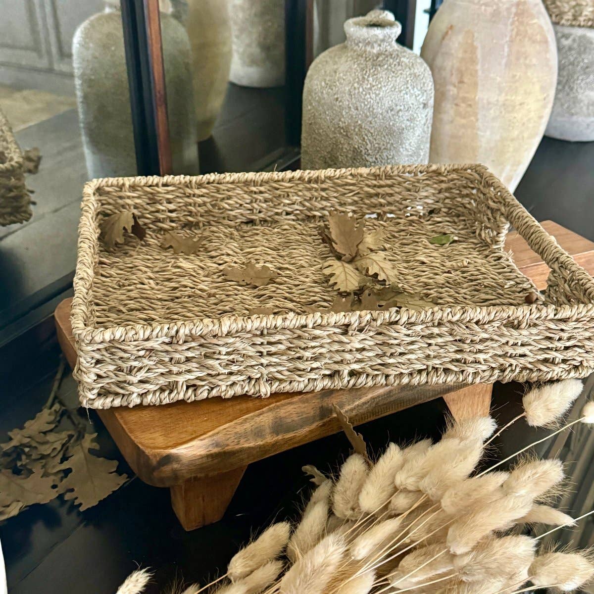 WG-1010 - Rectangle Seagrass Tray