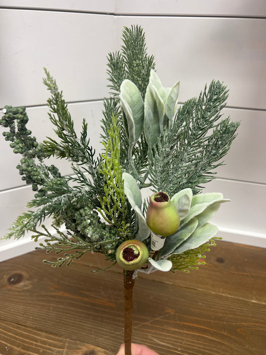 Light Green Mixed Foliage Berry Pick