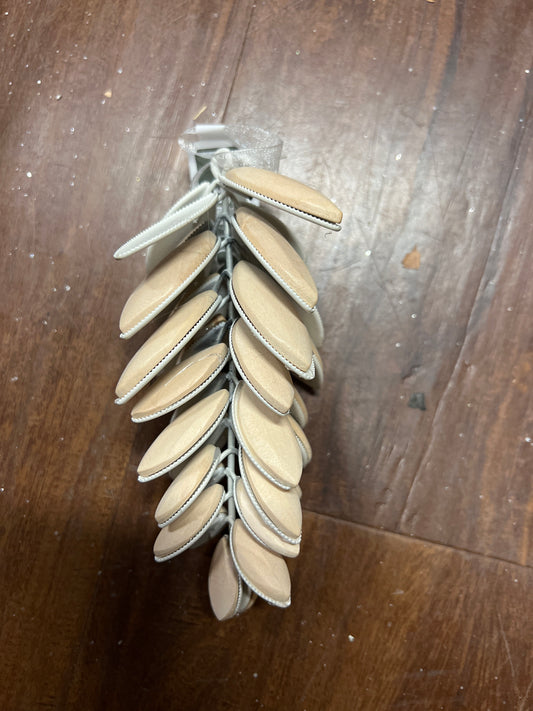 5" Wood Bead Pinecone Ornament