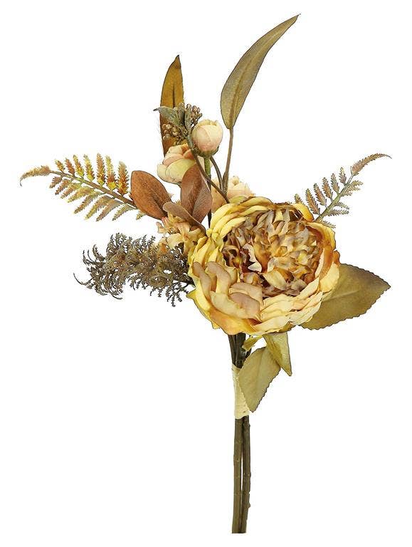 Harvest Peony & Foliage Bundle, #PM3050-COF