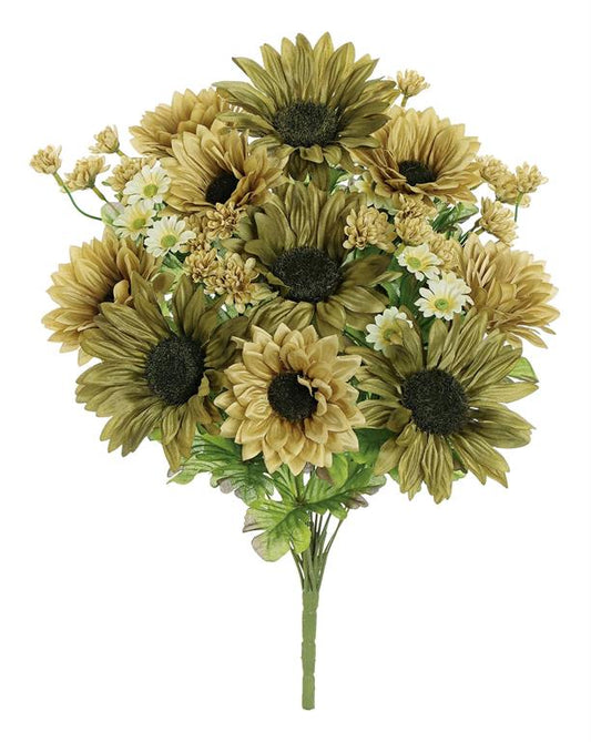Fall Sunflower Bush x 18, 21"