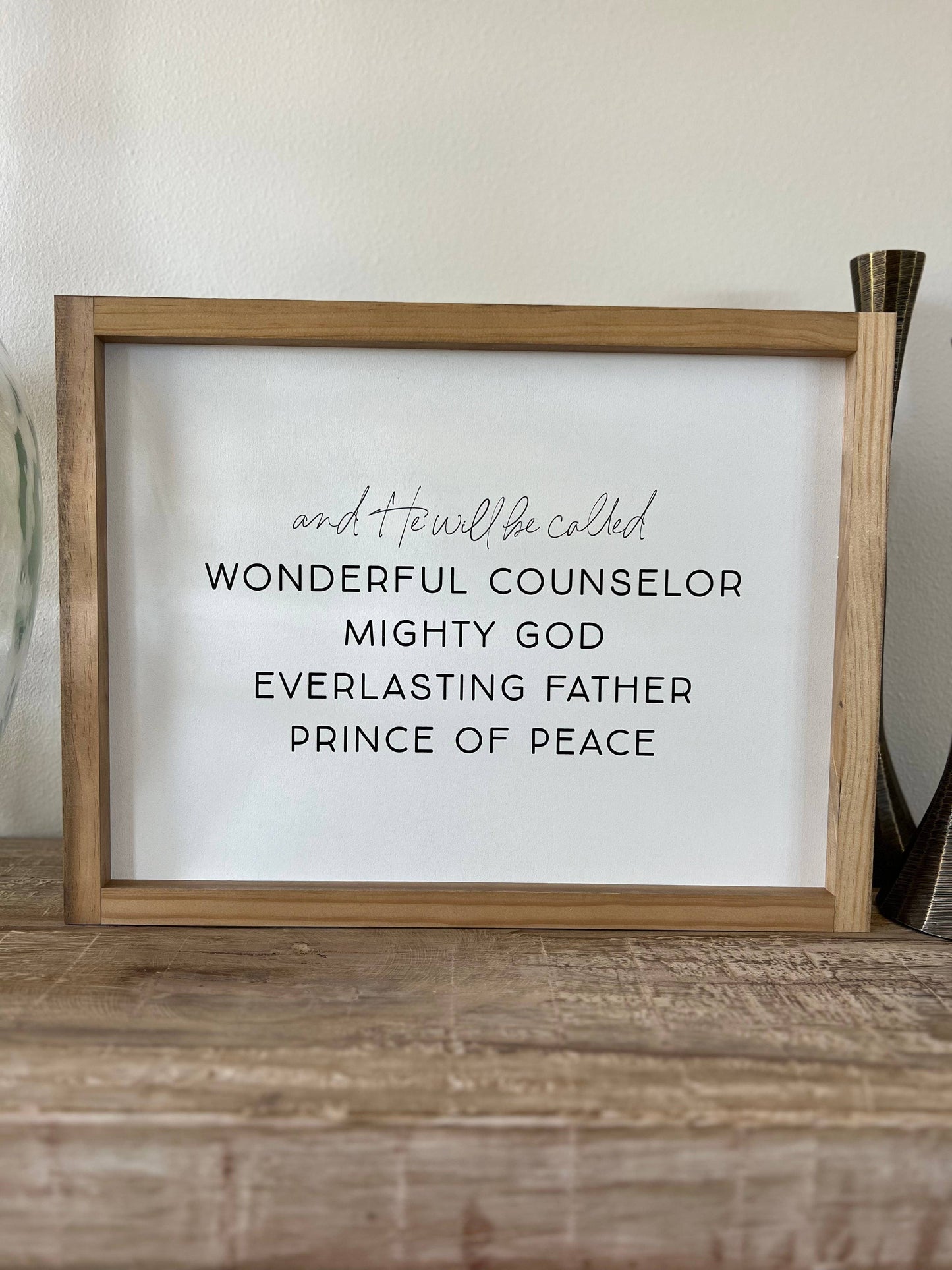 And He Will Be Called | Christmas Decor