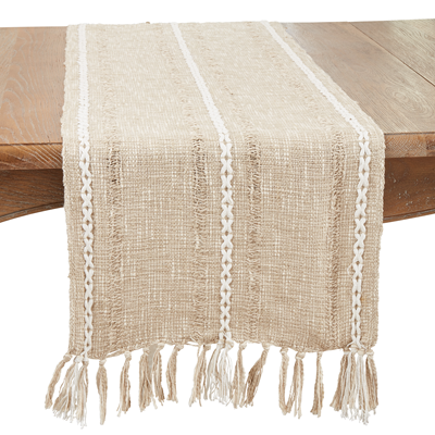 16x72 Striped Woven Runner