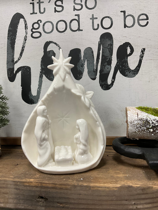 Ceramic Nativity Scene