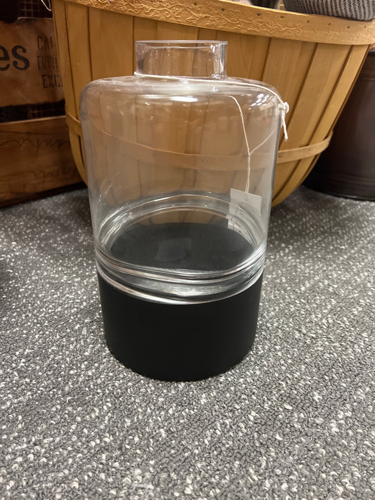 LG Clear/BLK Vase