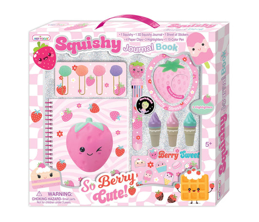 Squishy Journal Book, Strawberry