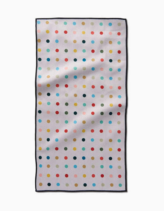 Retro Dot Fitness Towel