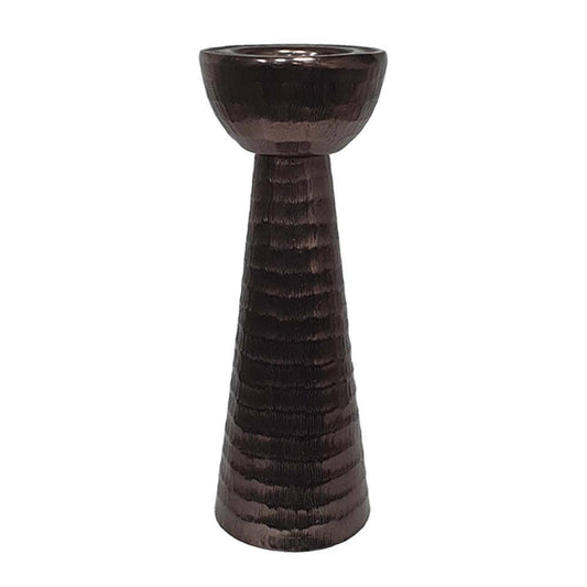 D5x14" Textured Bronze Aluminum Candle Holder 4EA/CTN