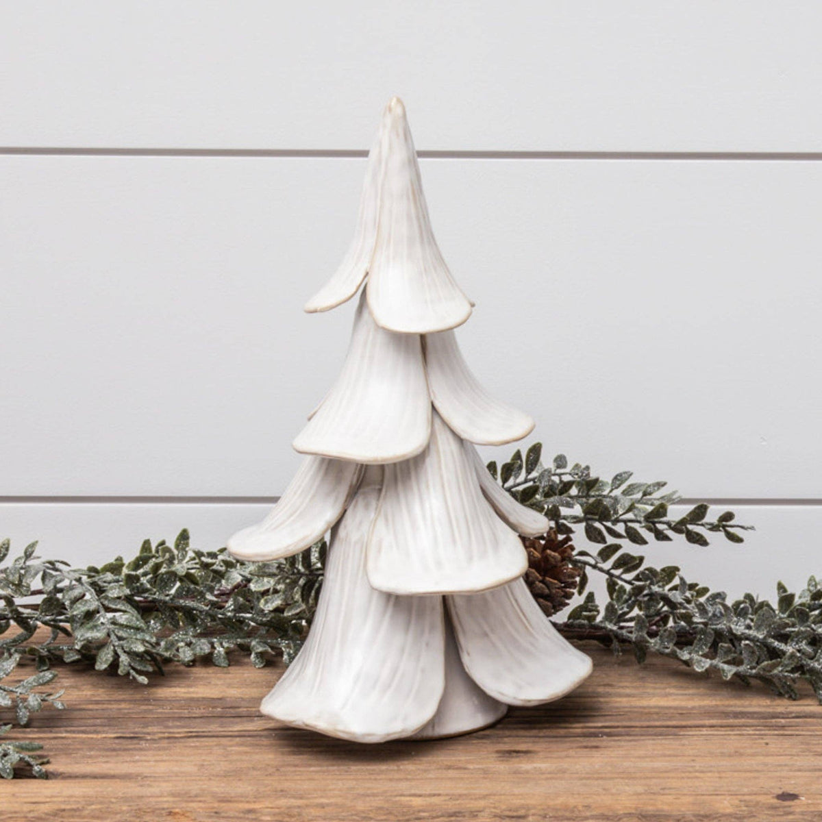 Stoneware Tree - White