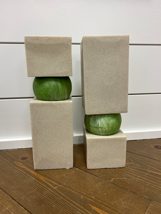 S/2 Jarvek Sculpture Candle Holder