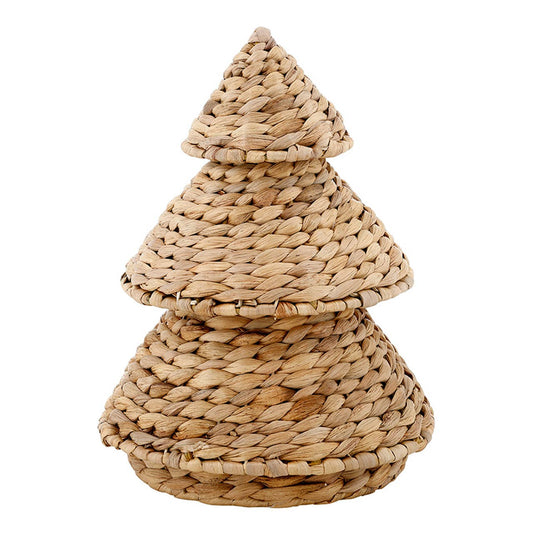 Hyacinth Cone Tiered Tree - 12" H
