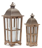 Iron/Wood lantern