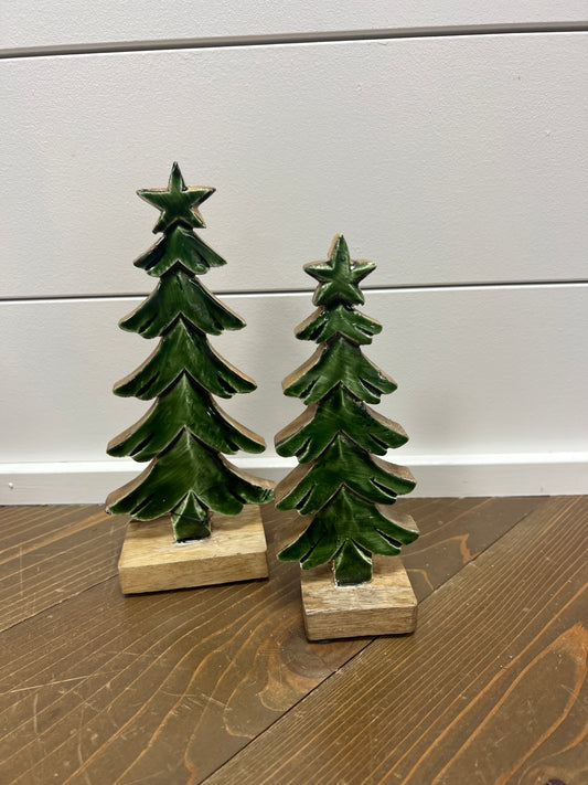 Green Carved Tree