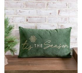 12x20 Velvet Tis the Season Pillow