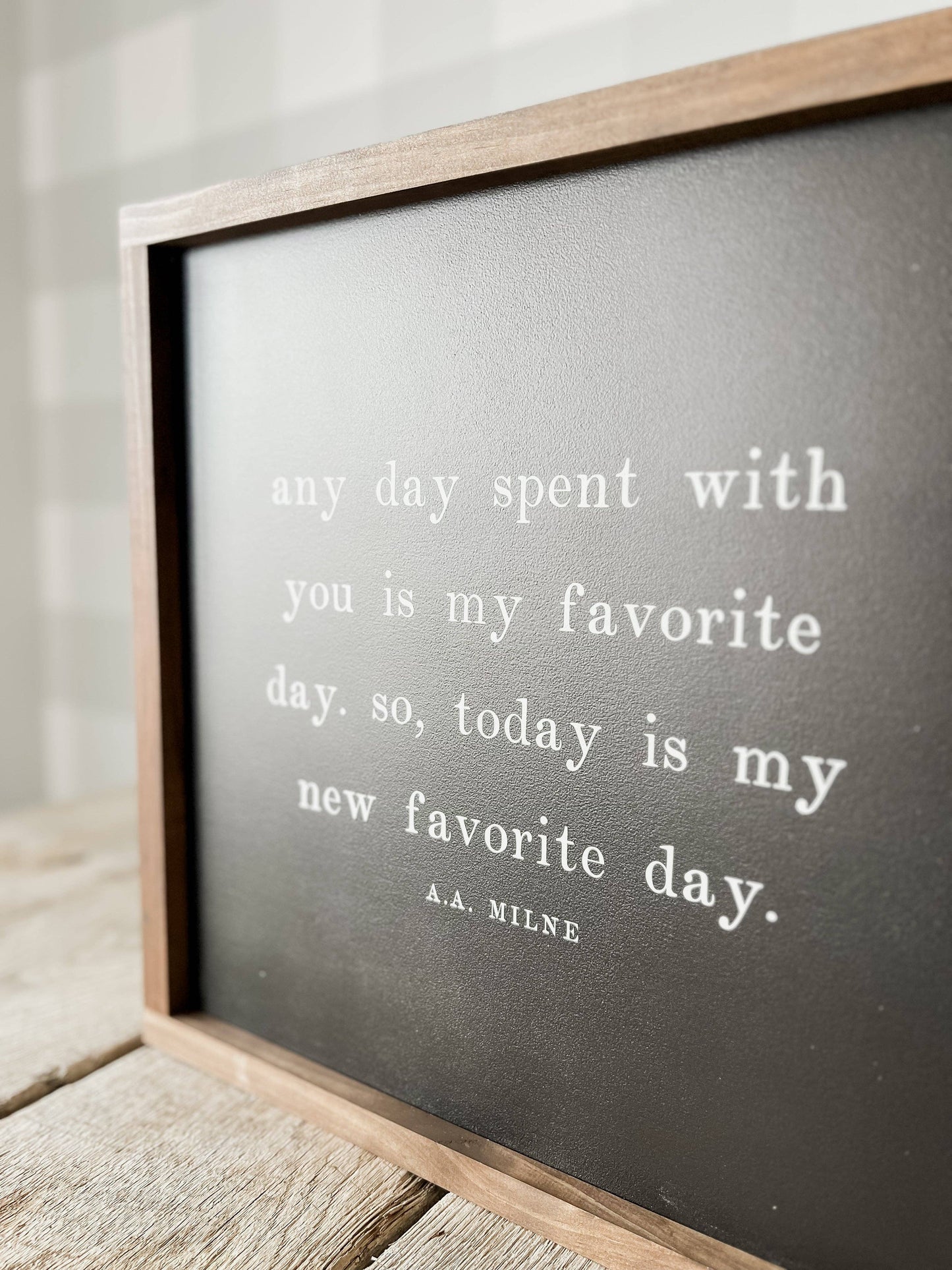 Any Day Spent With You | Mother's Day Gifts, Wall Art