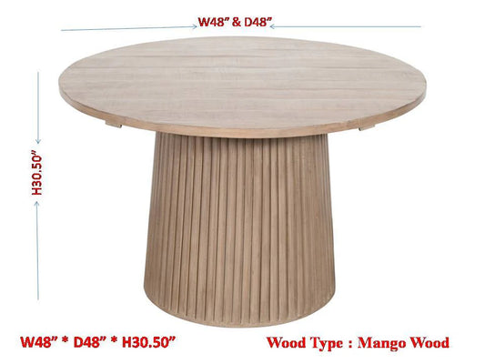 Jacob Dining Table - 48'