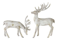 Asstorted Deer White with Gold