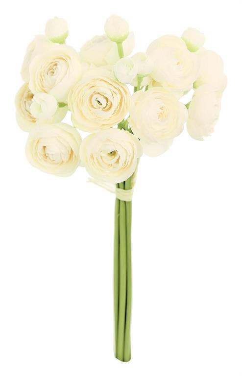 Ranunculus Bud Bundle X6, 10", Blush