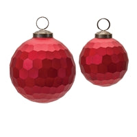 Red Glass Ball Ornament