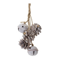Bell & Pine Cone Ornament