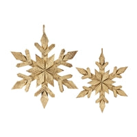 Gold Snowflake Ornament