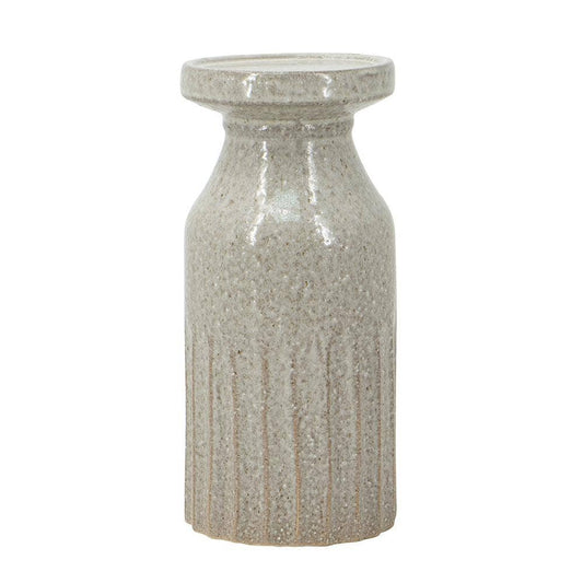 D4x9" Serenity Ridge Ceramic Candle Holder