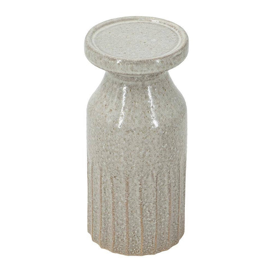 D4x9" Serenity Ridge Ceramic Candle Holder