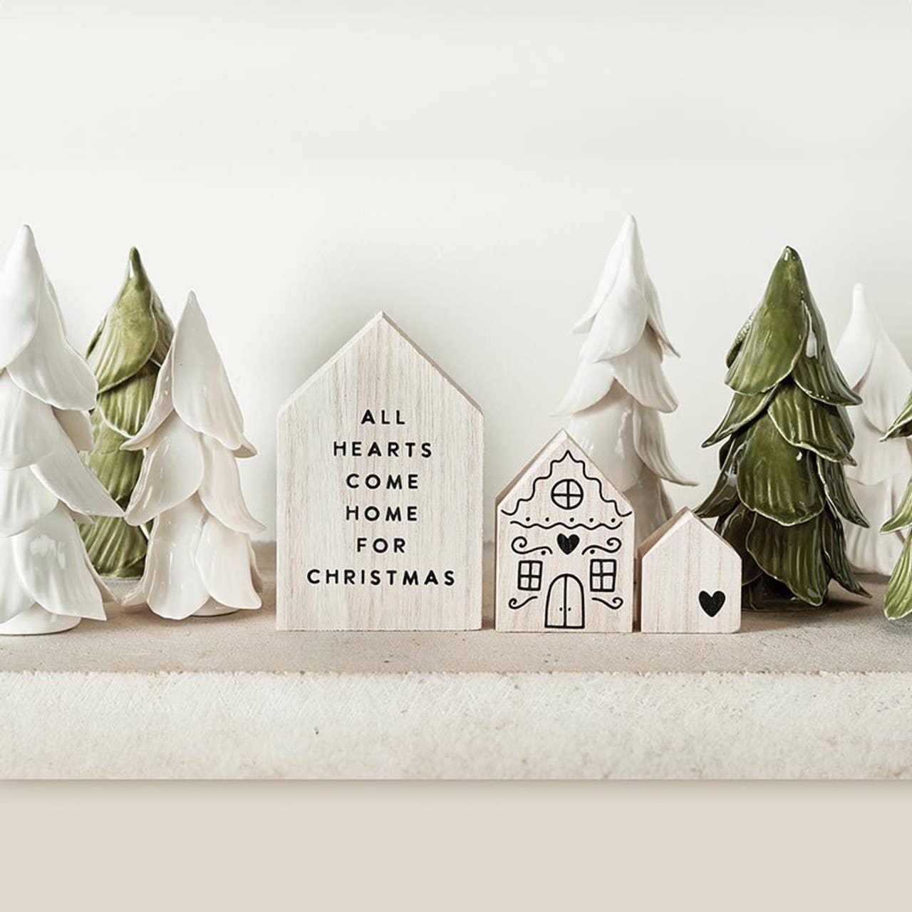 Green Handmade Christmas Trees